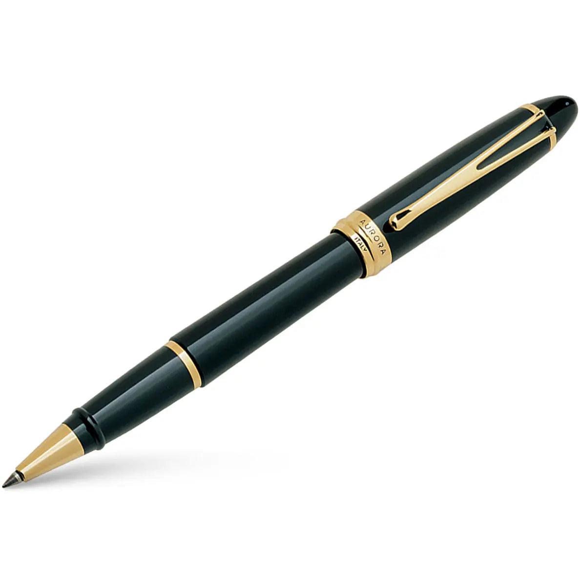 Aurora Ipsilon Deluxe Rollerball Pen - Black-Pen Boutique Ltd