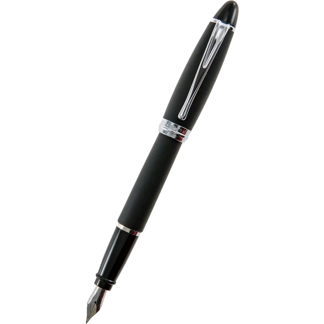 Aurora Ipsilon Fountain Pen - Satin Black-Pen Boutique Ltd