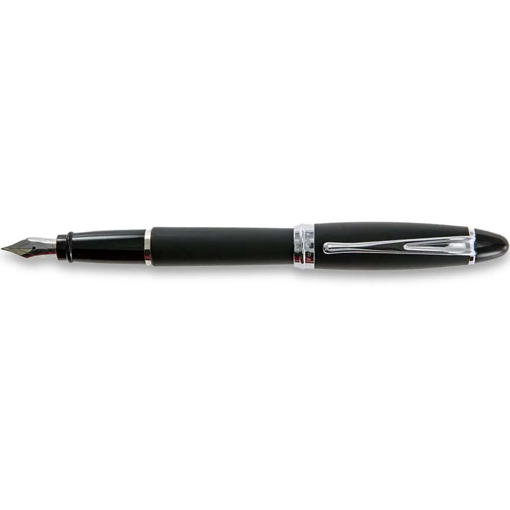 Aurora Ipsilon Fountain Pen - Satin Black-Pen Boutique Ltd