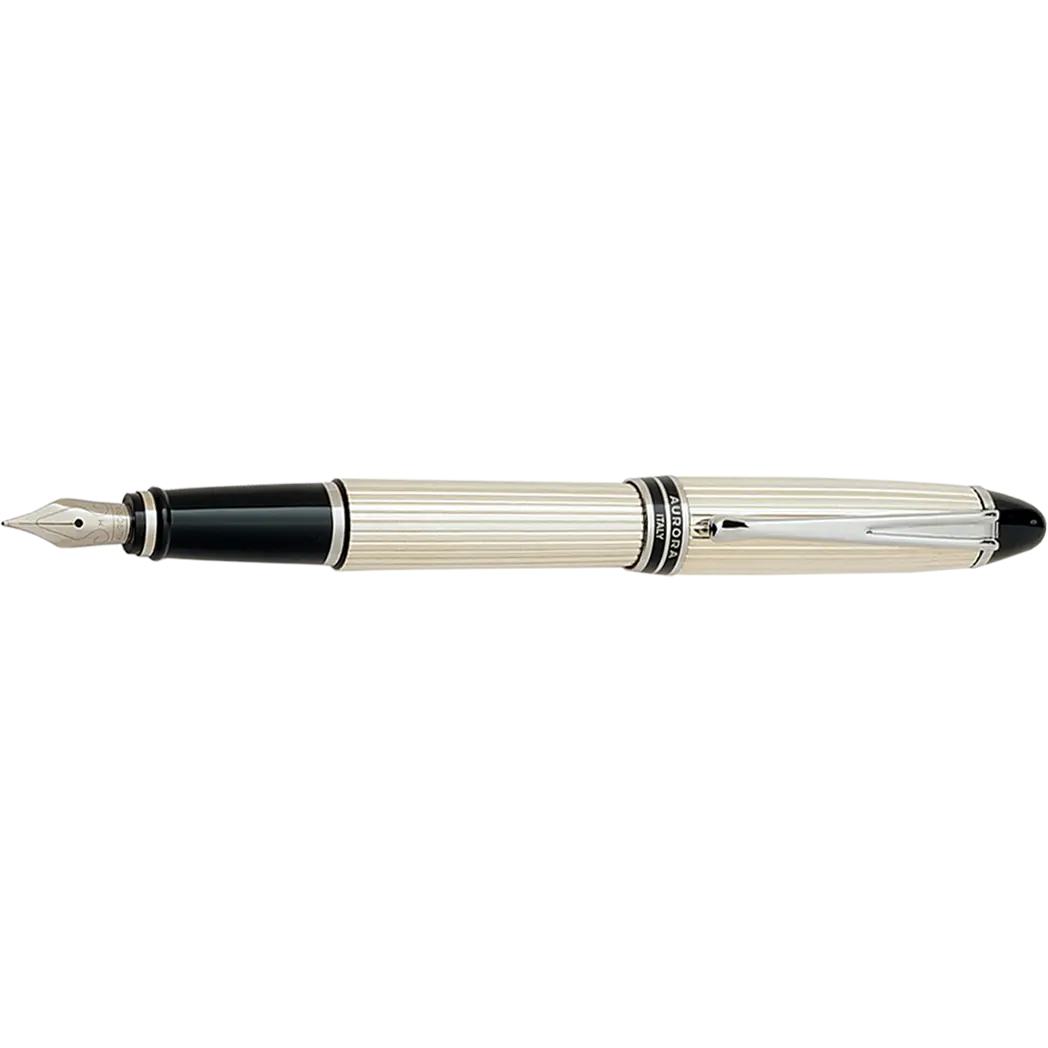 Aurora Ipsilon Fountain Pen - Sterling Silver-Pen Boutique Ltd