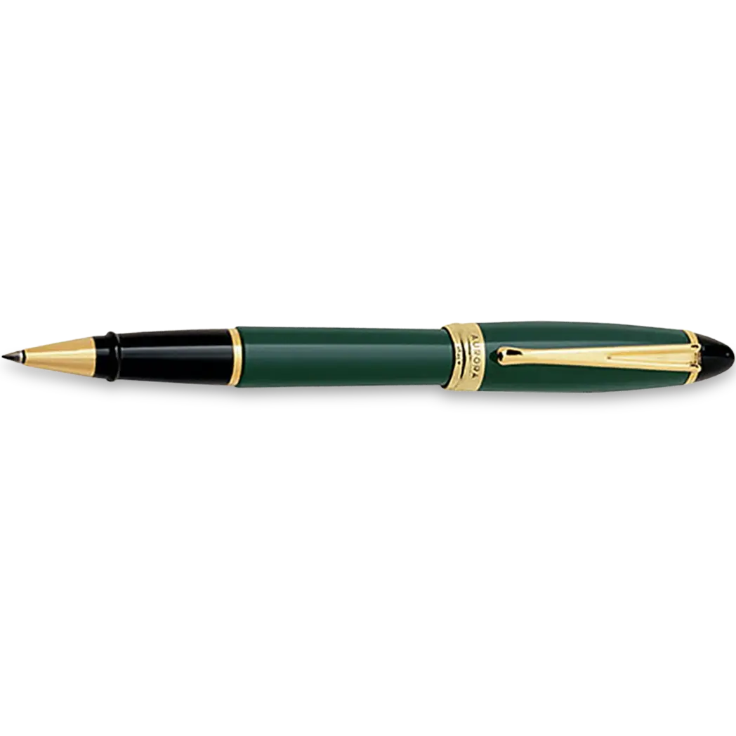 Aurora Ipsilon Rollerball Pen - Green-Pen Boutique Ltd