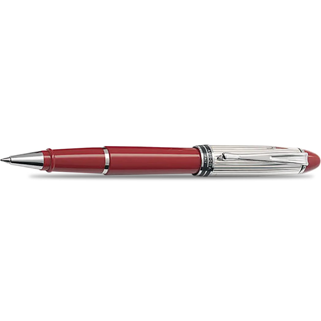 Aurora Ipsilon Rollerball Pen - Red - Sterling Silver Trim-Pen Boutique Ltd