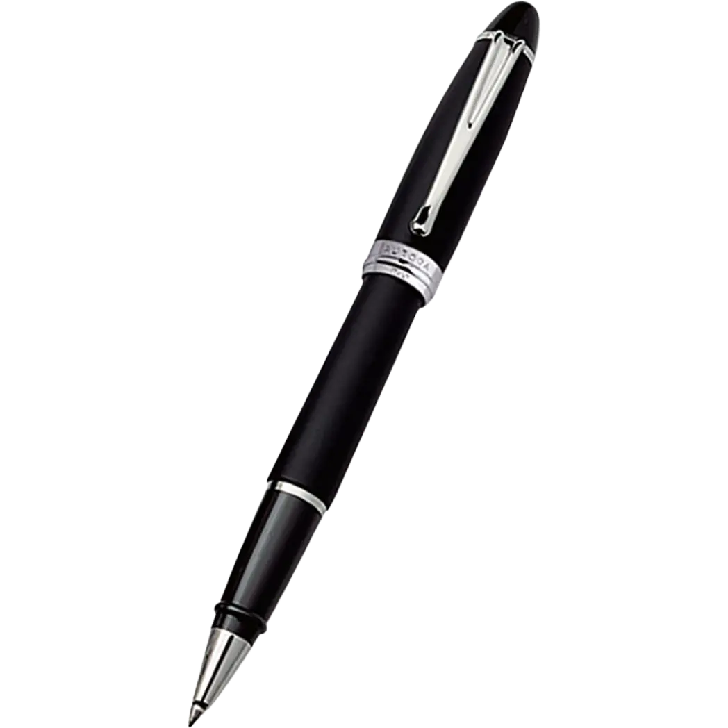 Aurora Ipsilon Rollerball Pen - Satin Black-Pen Boutique Ltd