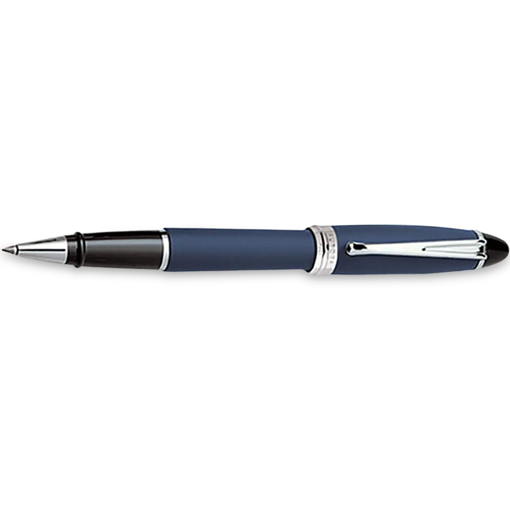 Aurora Ipsilon Rollerball Pen - Satin Blue-Pen Boutique Ltd