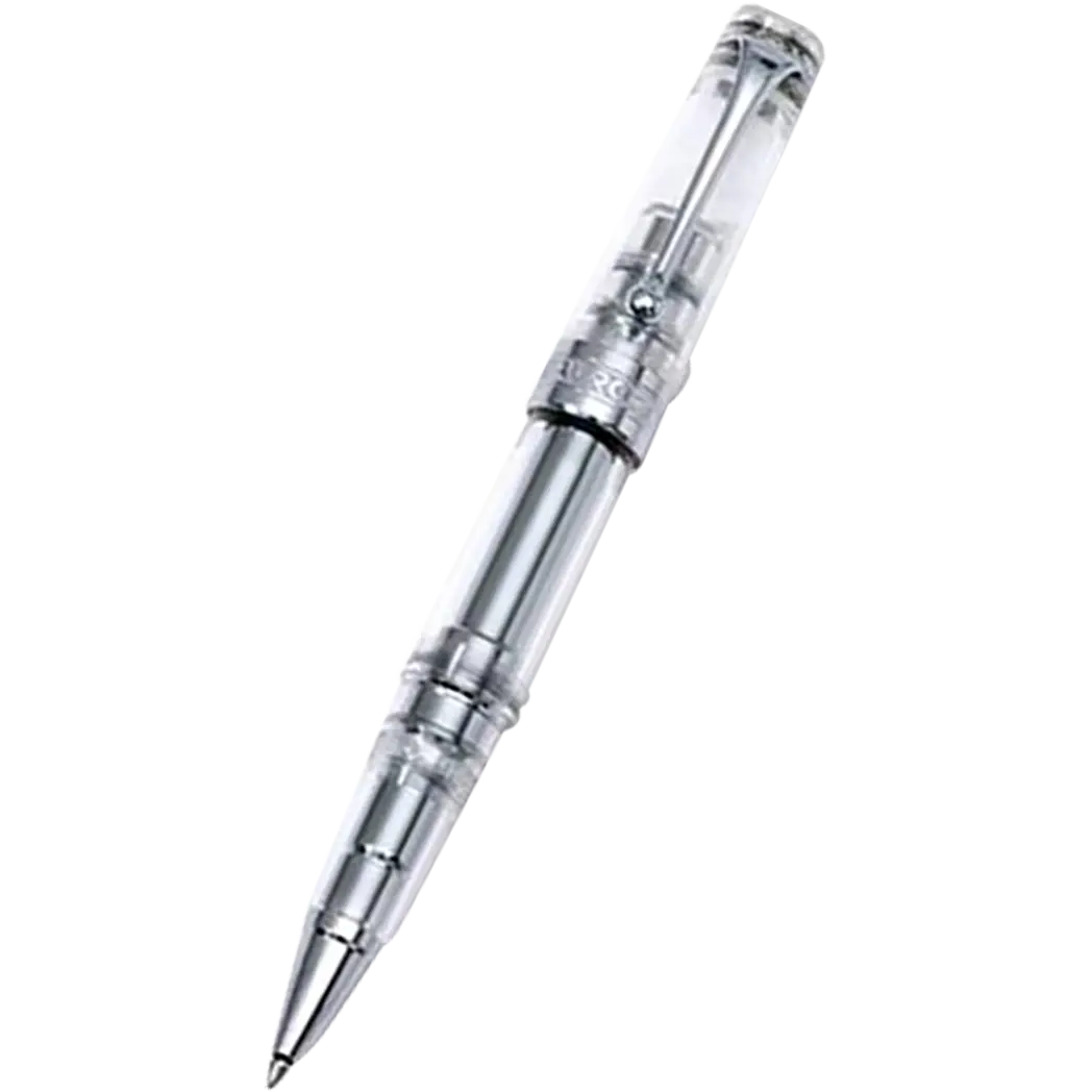 Aurora Optima Demo Rollerball Pen - Chrome Trim-Pen Boutique Ltd