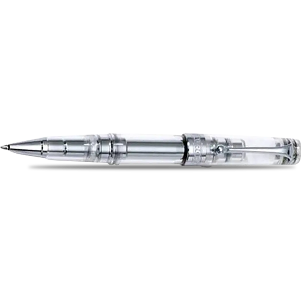 Aurora Optima Demo Rollerball Pen - Chrome Trim-Pen Boutique Ltd