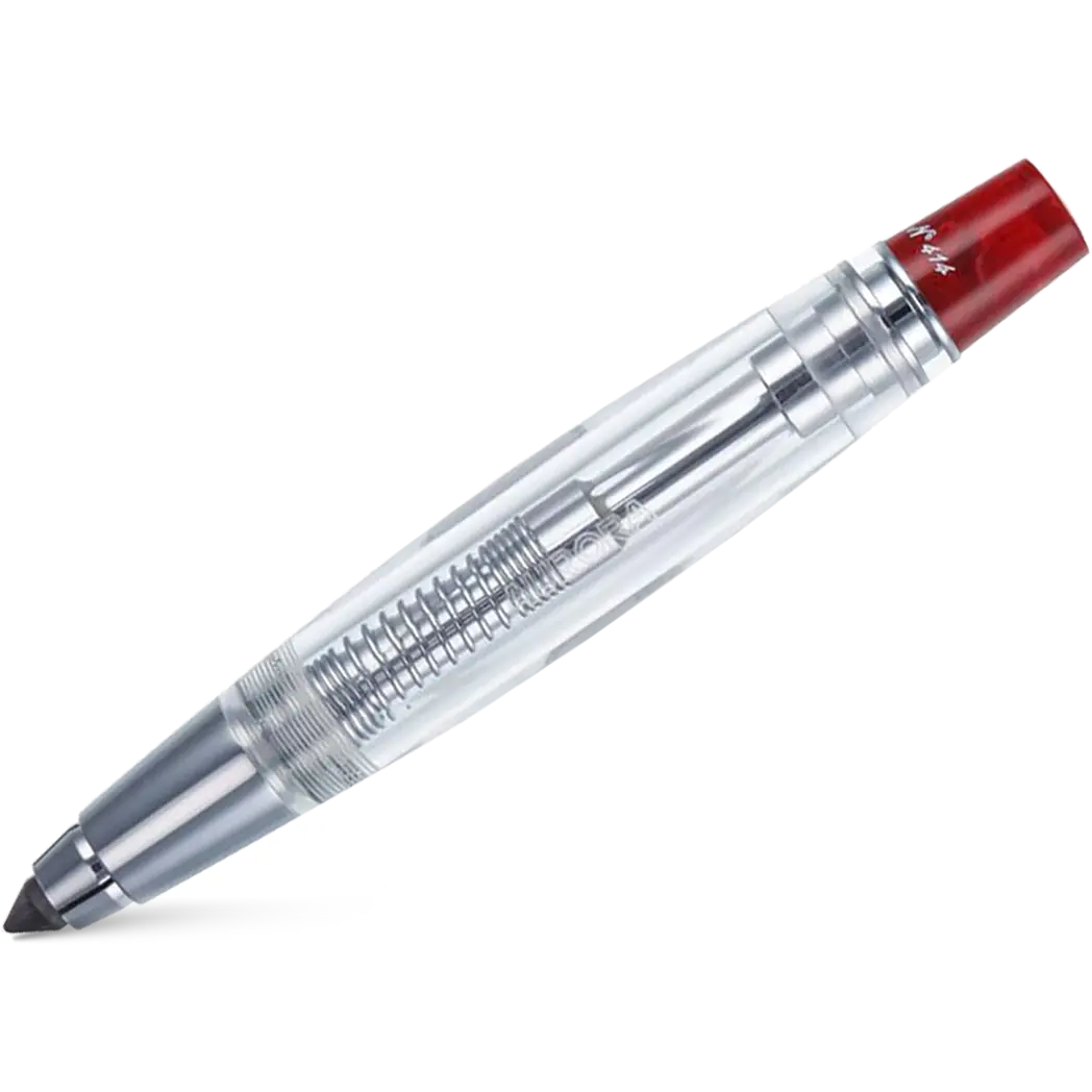 Aurora Optima Demo Sketch Pen - Red - Chrome Trim - 5.6 mm-Pen Boutique Ltd