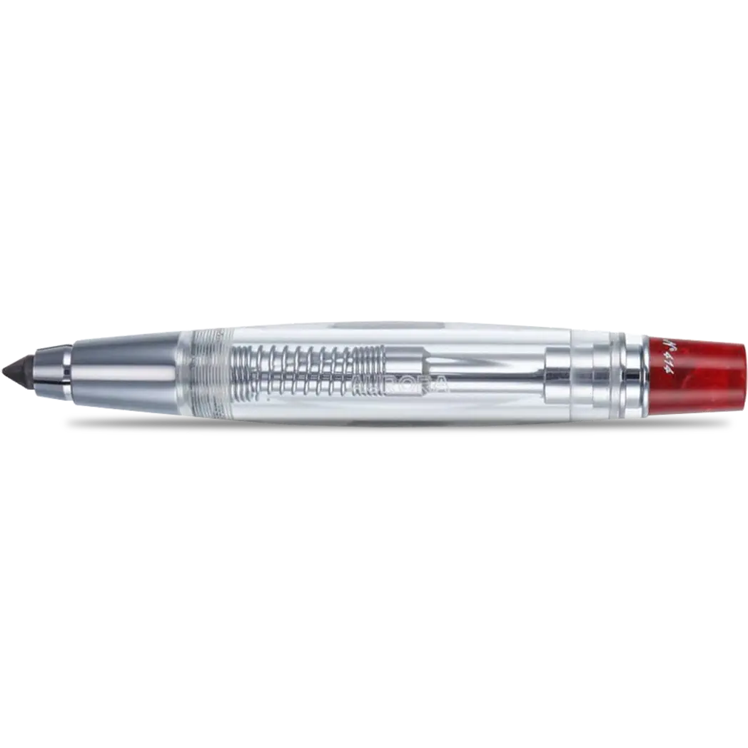 Aurora Optima Demo Sketch Pen - Red - Chrome Trim - 5.6 mm-Pen Boutique Ltd