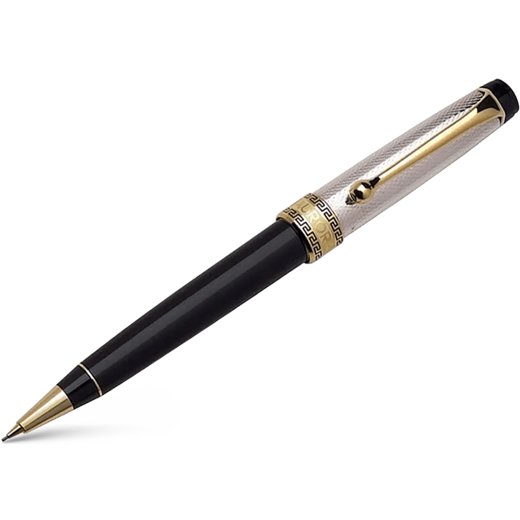 Aurora Optima Pencil - Solid Silver - 0.7 mm - Pen Boutique Ltd