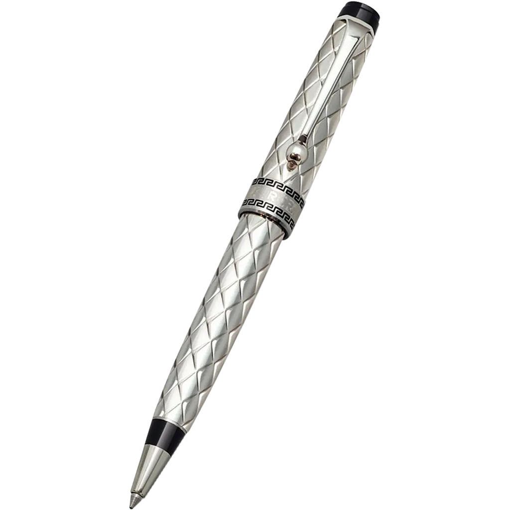 Aurora Optima Riflessi Ballpoint Pen - Sterling Silver
