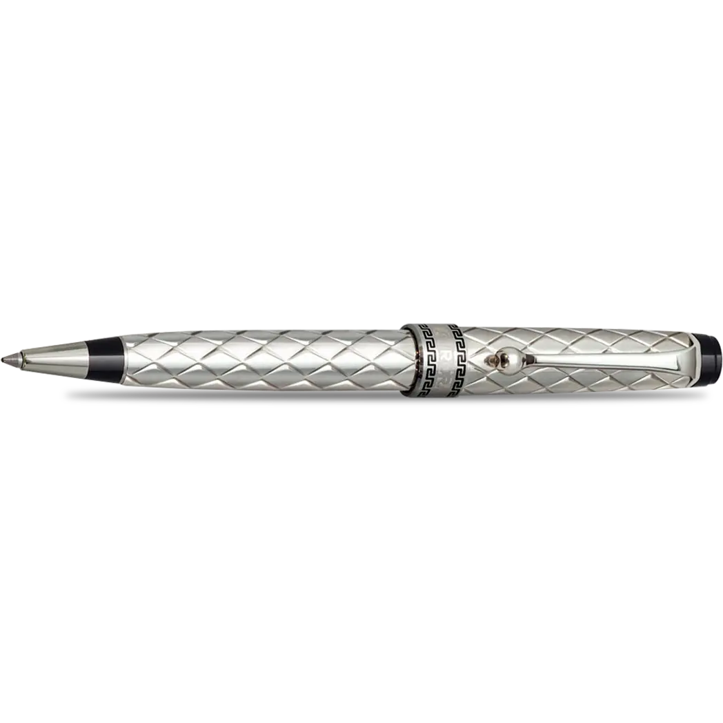 Aurora Optima Riflessi Ballpoint Pen - Sterling Silver-Pen Boutique Ltd