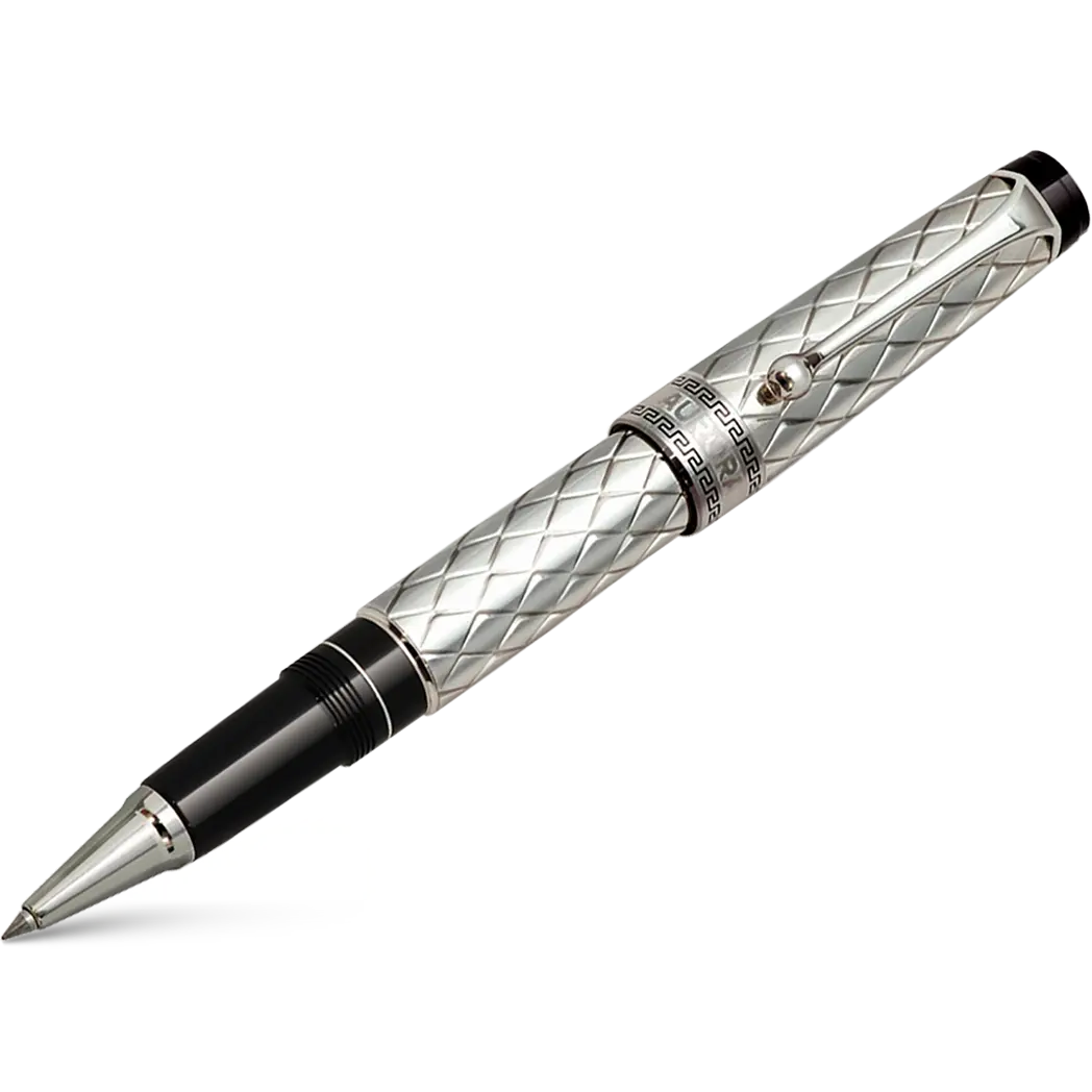 Aurora Optima Riflessi Rollerball Pen - Sterling Silver-Pen Boutique Ltd