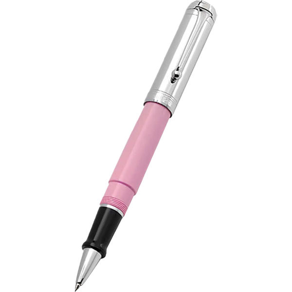 Aurora Talentum Rollerball Pen - Pink - Chrome Trim-Pen Boutique Ltd