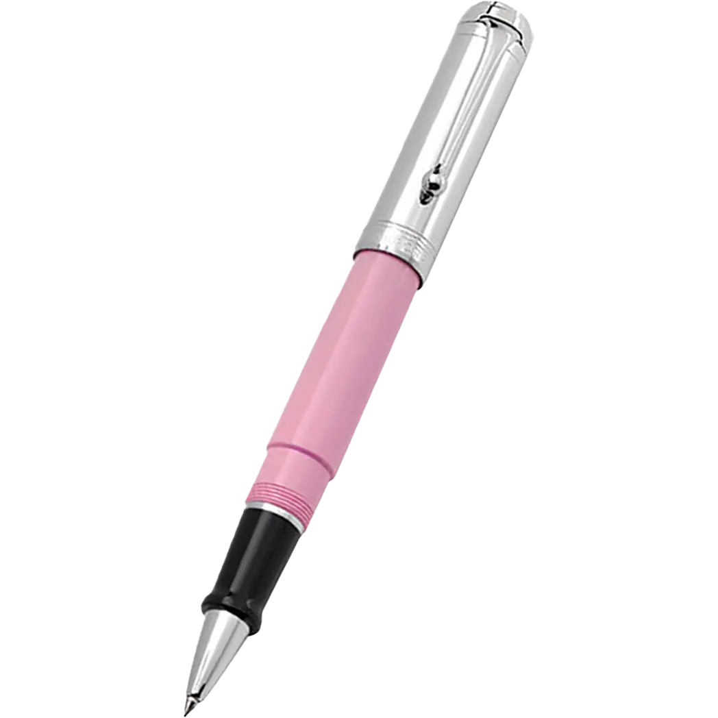 Aurora Talentum Rollerball Pen - Pink - Chrome Trim-Pen Boutique Ltd