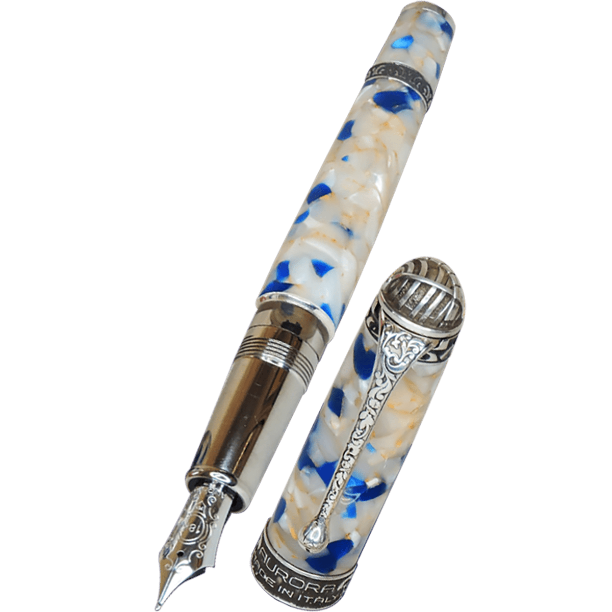 Aurora Ancient Maps Fountain Pen - Fra Mauro - 18K Gold Nib (Limited Edition) - Pen Boutique Ltd