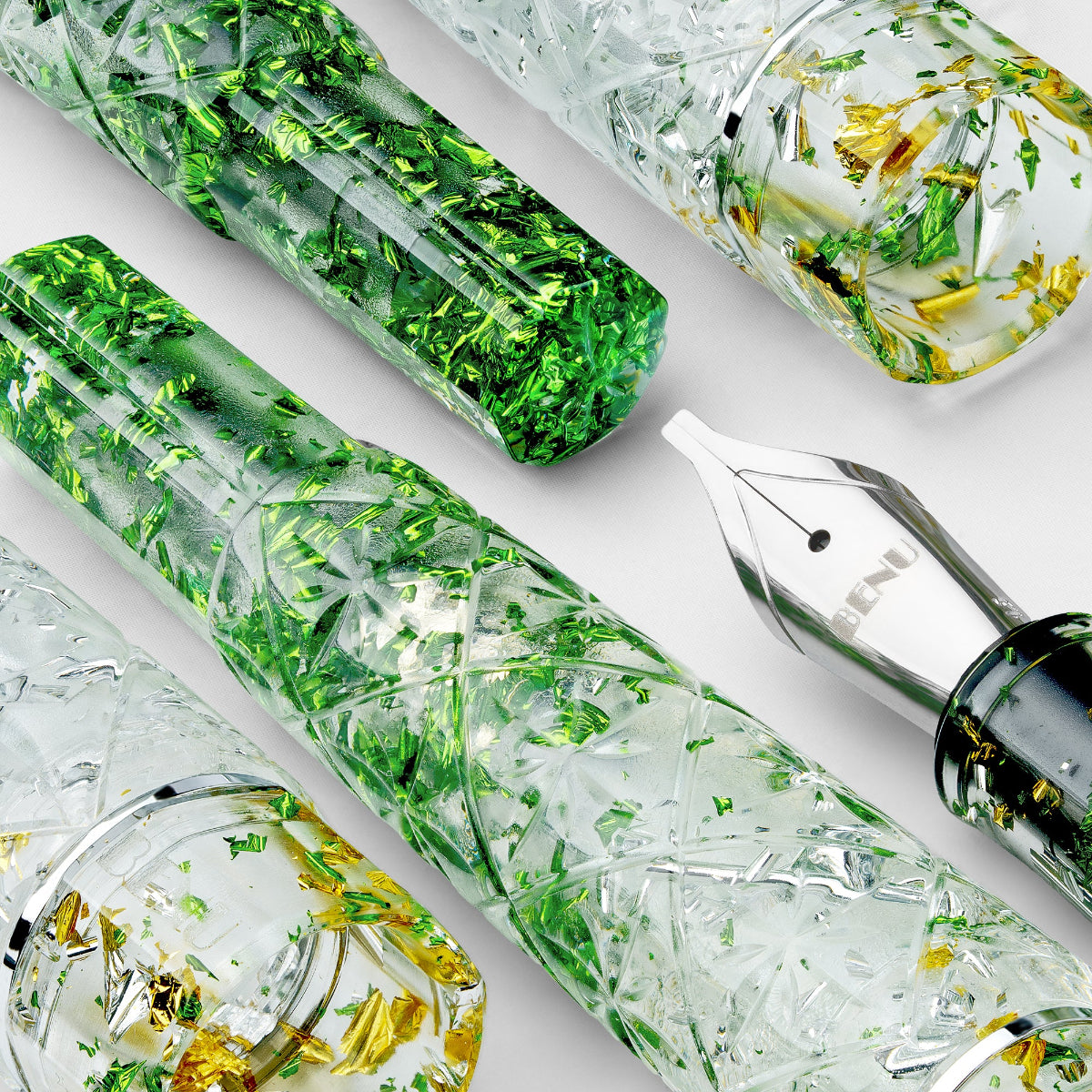 Benu Cocktail Hour Fountain Pen - Mojito-Pen Boutique Ltd