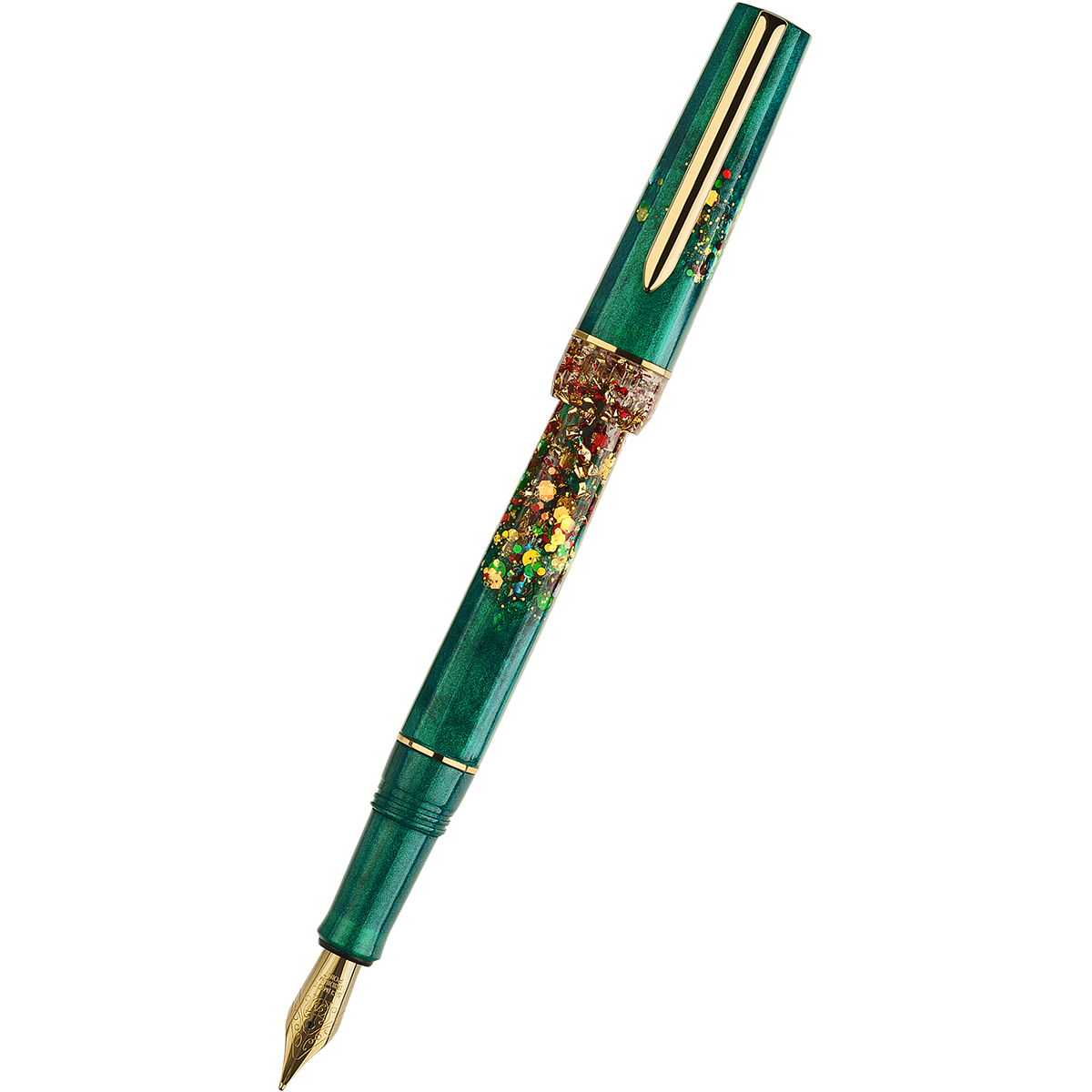 Benu Haute Fountain Pen - Tribute to Emerald Eve (Christmas Special Edition)-Pen Boutique Ltd