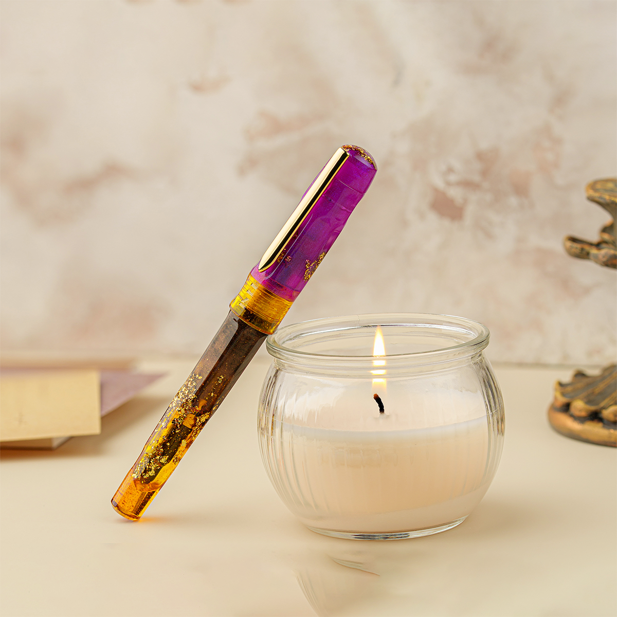 Benu Talisman Fountain Pen - Ametrine-Pen Boutique Ltd