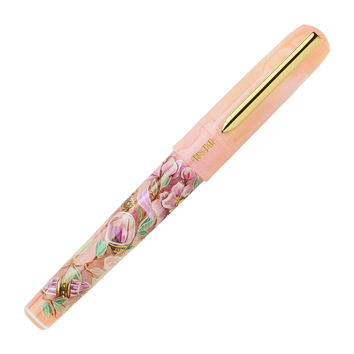 Benu Talisman Fountain Pen - Peach Blossom