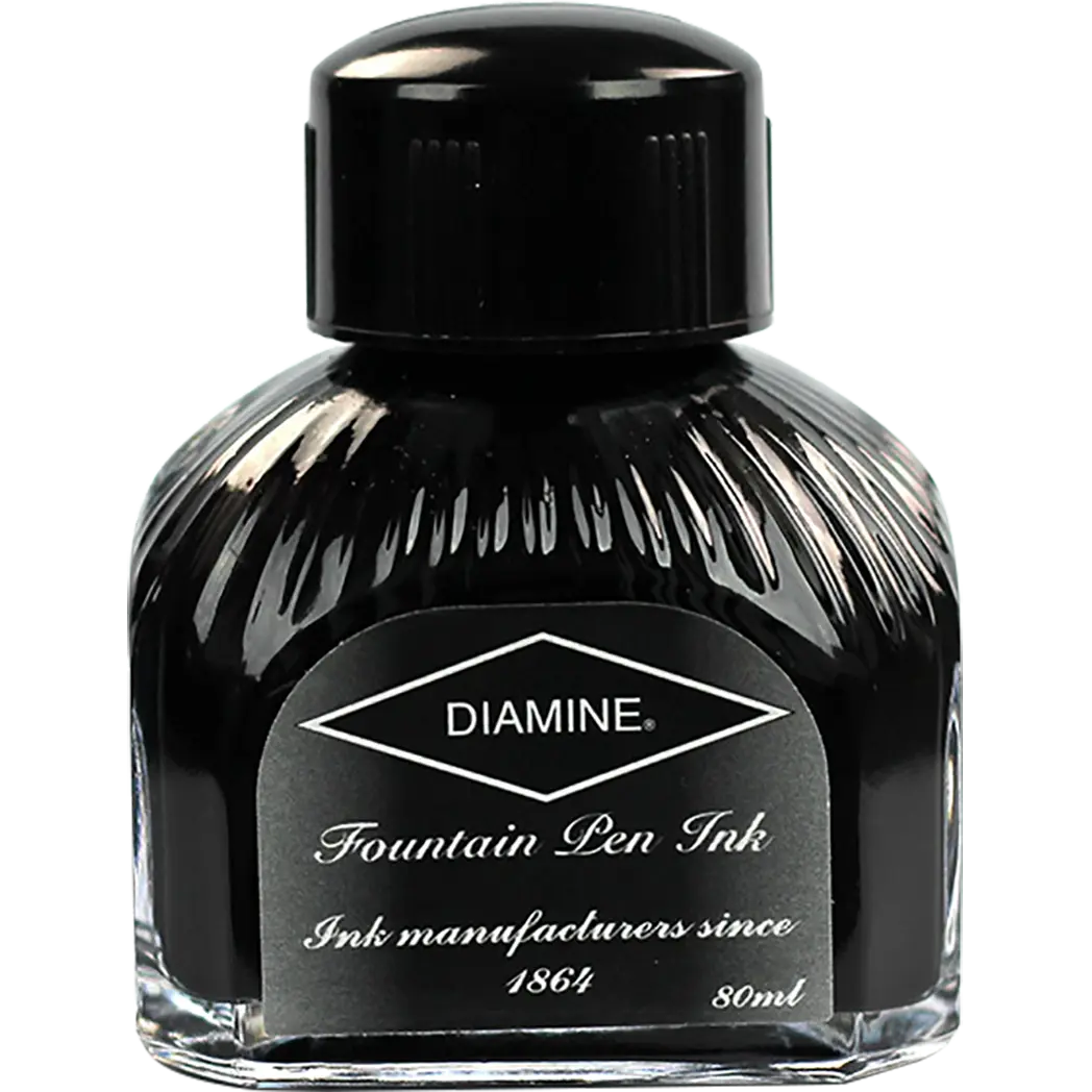 Diamine Green/Black Ink Bottle - 80ml-Pen Boutique Ltd