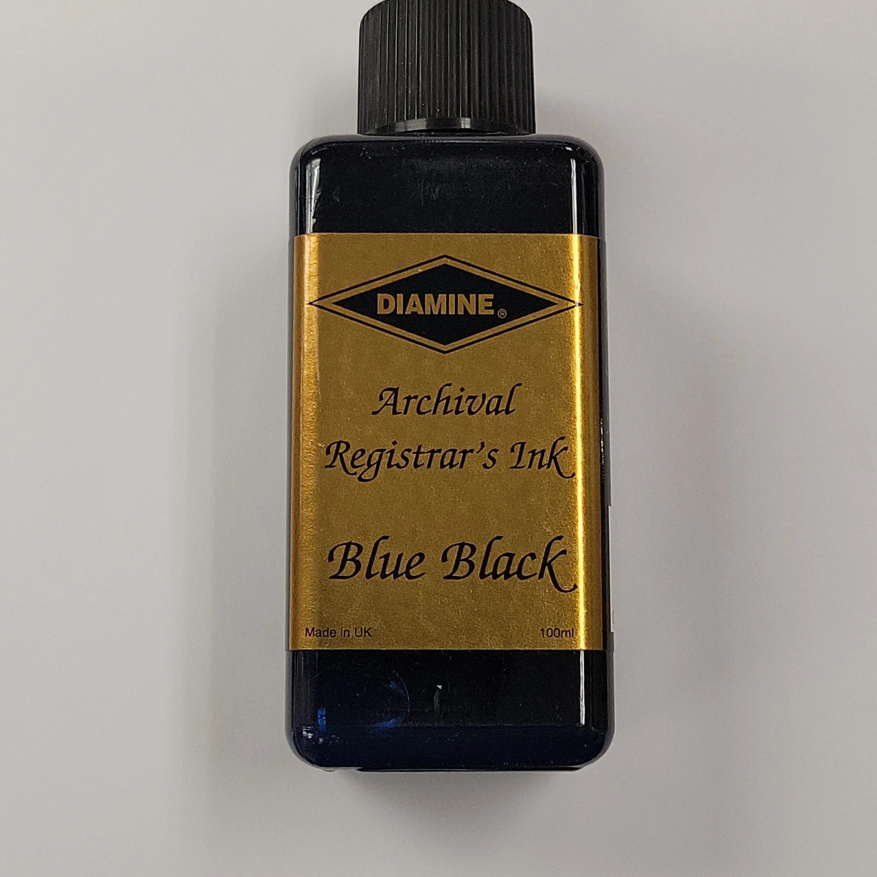 Diamine Blue/Black Registrars Ink - 100 ml-Pen Boutique Ltd