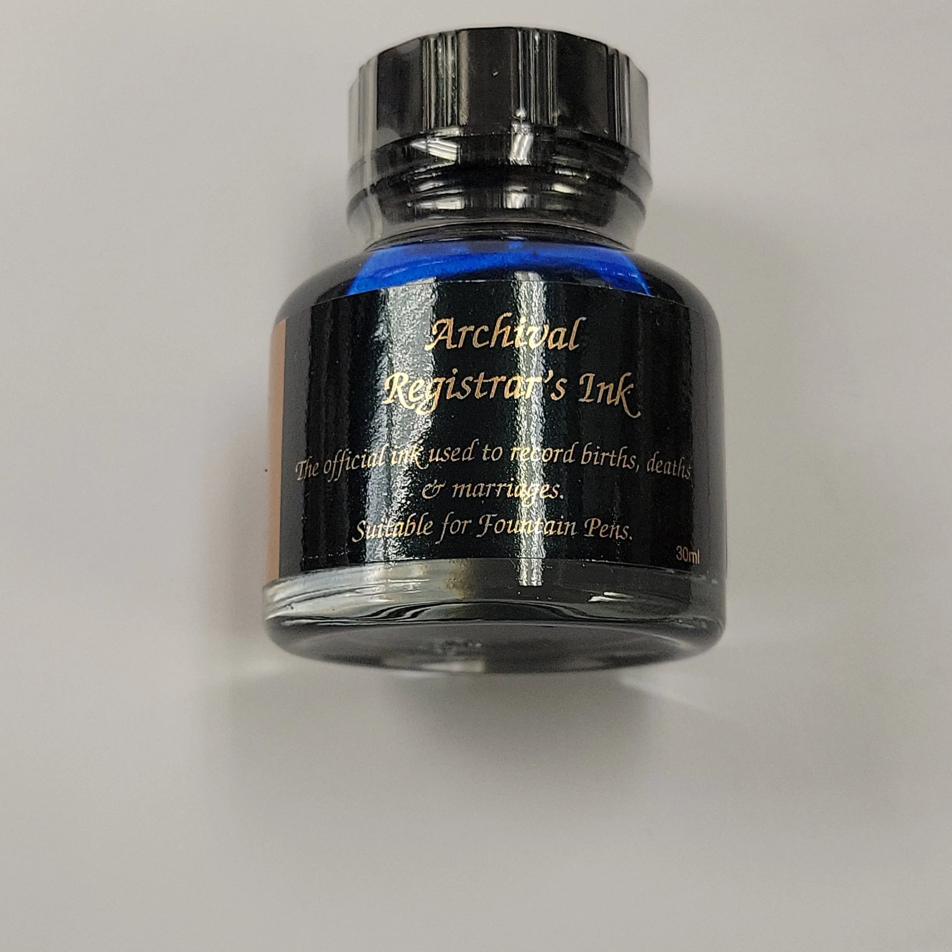 Diamine Blue/Black Registrars Ink bottle - 30ml-Pen Boutique Ltd