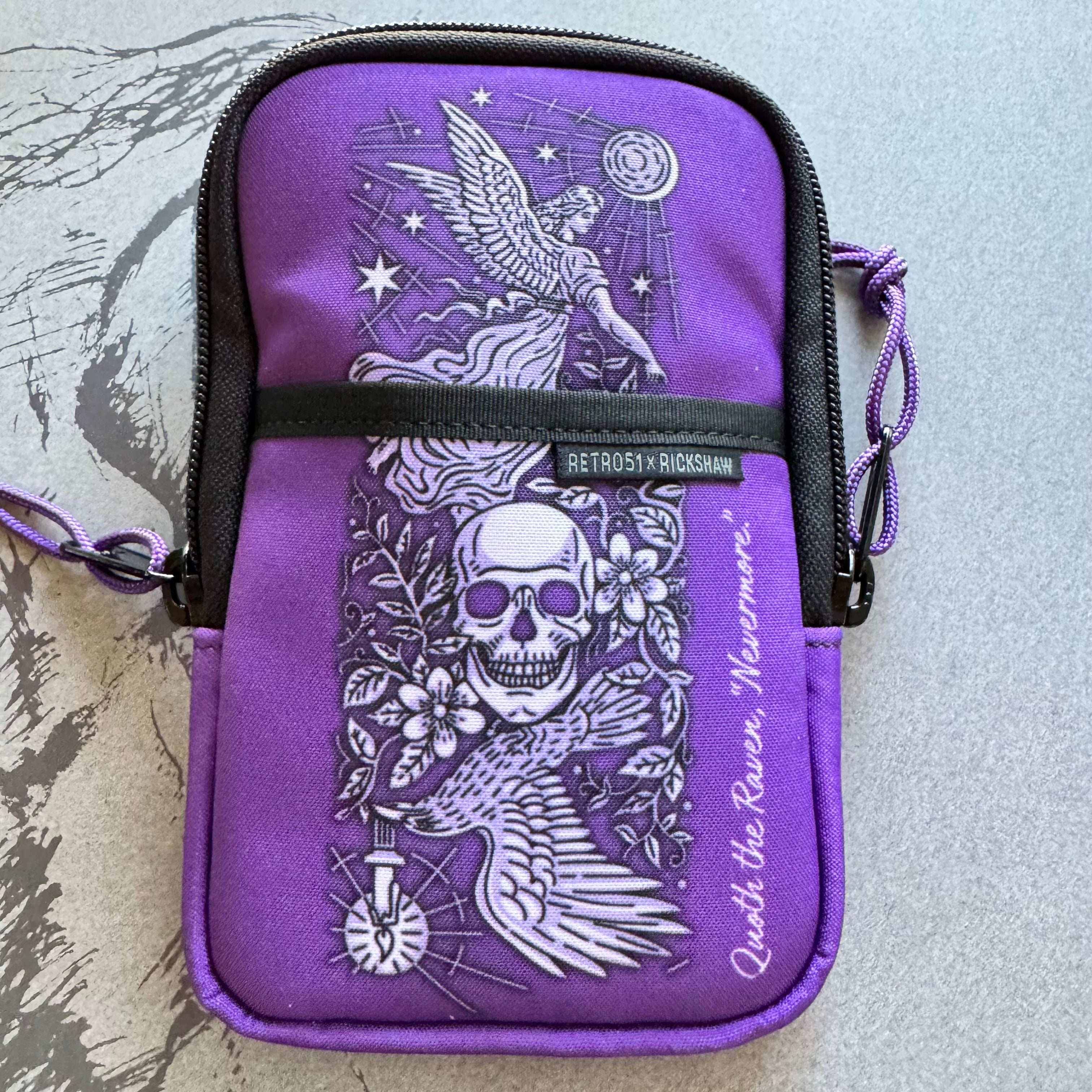 Retro 51 x Rickshaw Bagworks Sinclair Triple Pen Case - Raven 3-Pen Boutique Ltd