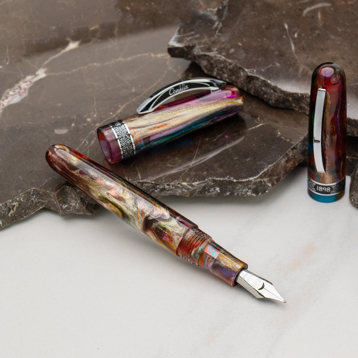 Conklin 1898 Collection Fountain Pen - Primary Manipulation 5.0 (Limited Edition)-Pen Boutique Ltd