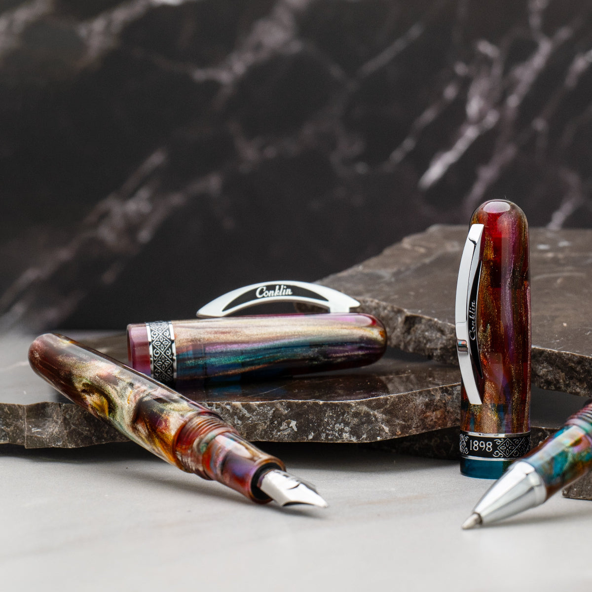 Conklin 1898 Collection Fountain Pen - Primary Manipulation 5.0 (Limited Edition)-Pen Boutique Ltd