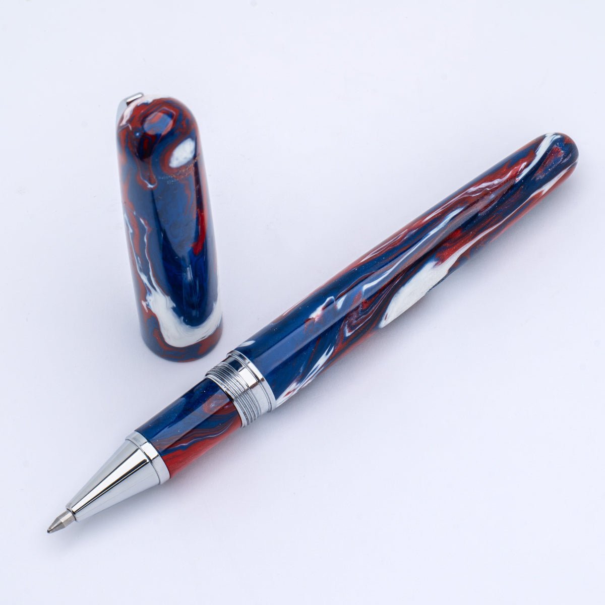 Conklin Streamline Rollerball Pen - USA 250 - Chrome Trim (Limited Edition) - Pen Boutique Ltd