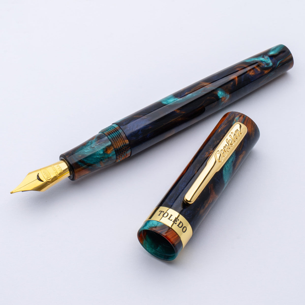 Conklin Toledo Fountain Pen - Bohemian Twilight Light Shadow (Pen Boutique Exclusive)-Pen Boutique Ltd