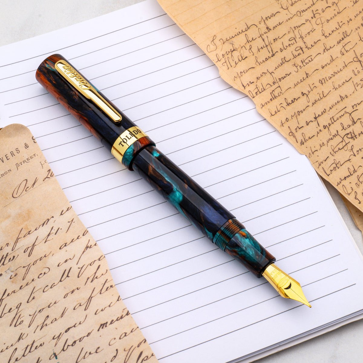 Conklin Toledo Fountain Pen - Limited Edition - Bohemian Twilight Light Shadow (Pen Boutique Exclusive) - Pen Boutique Ltd