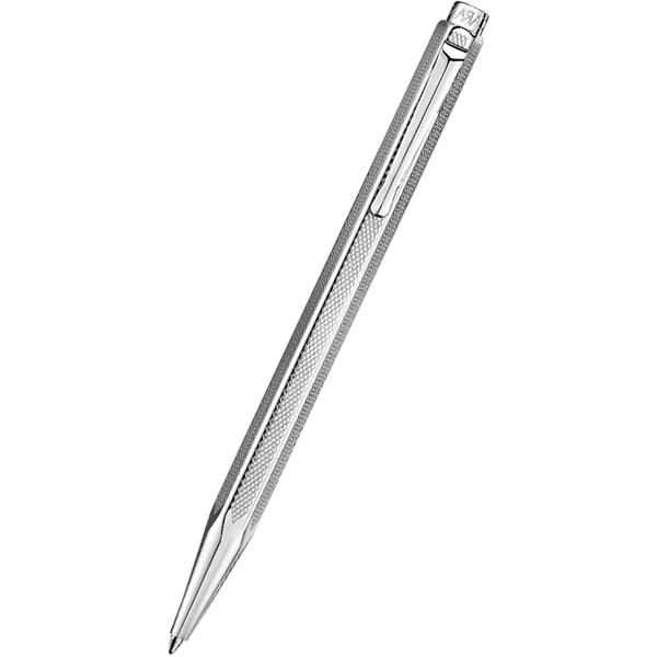 Caran d Ache Ecridor Ballpoint Pen - Retro - Silver Plated-Pen Boutique Ltd