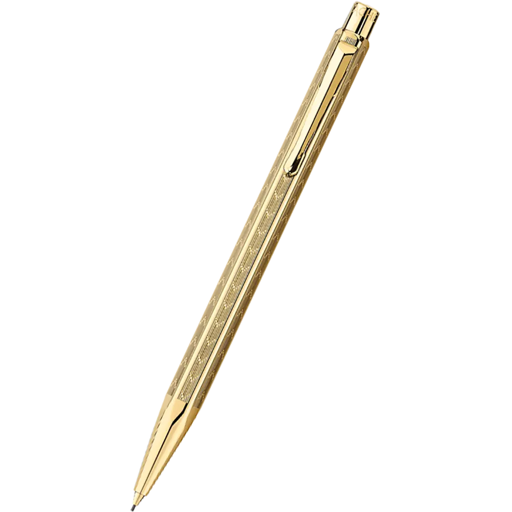 Caran d Ache Ecridor Mechanical Pencil - Chevron Gilded-Pen Boutique Ltd