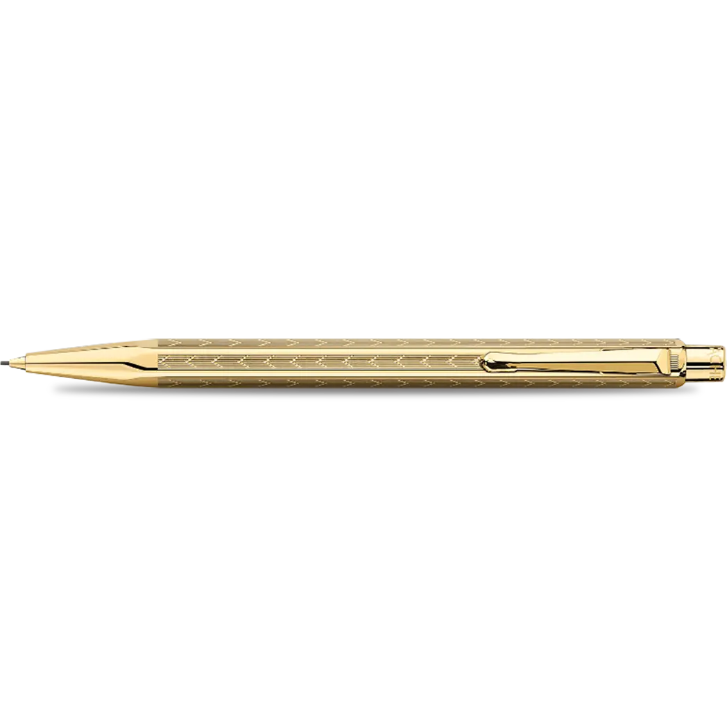 Caran d Ache Ecridor Mechanical Pencil - Chevron Gilded-Pen Boutique Ltd