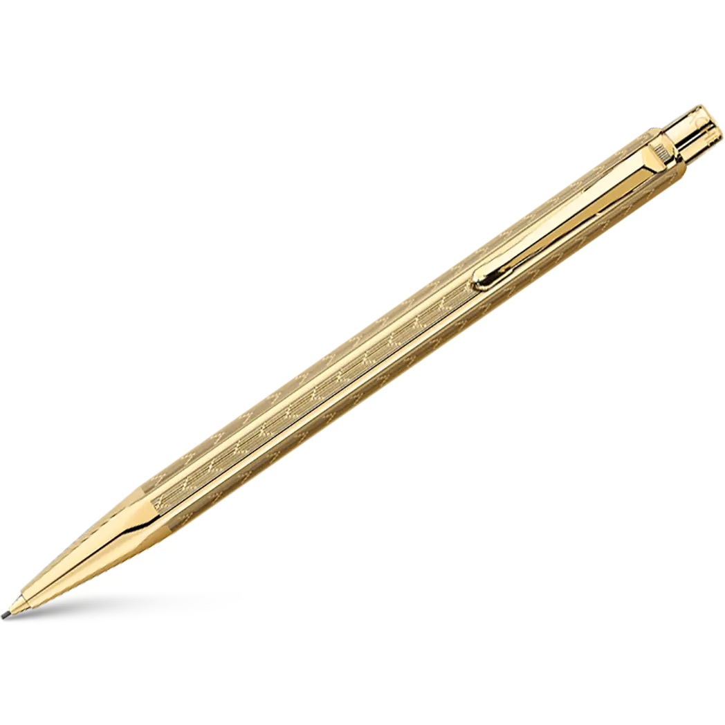 Caran d Ache Ecridor Mechanical Pencil - Chevron Gilded-Pen Boutique Ltd