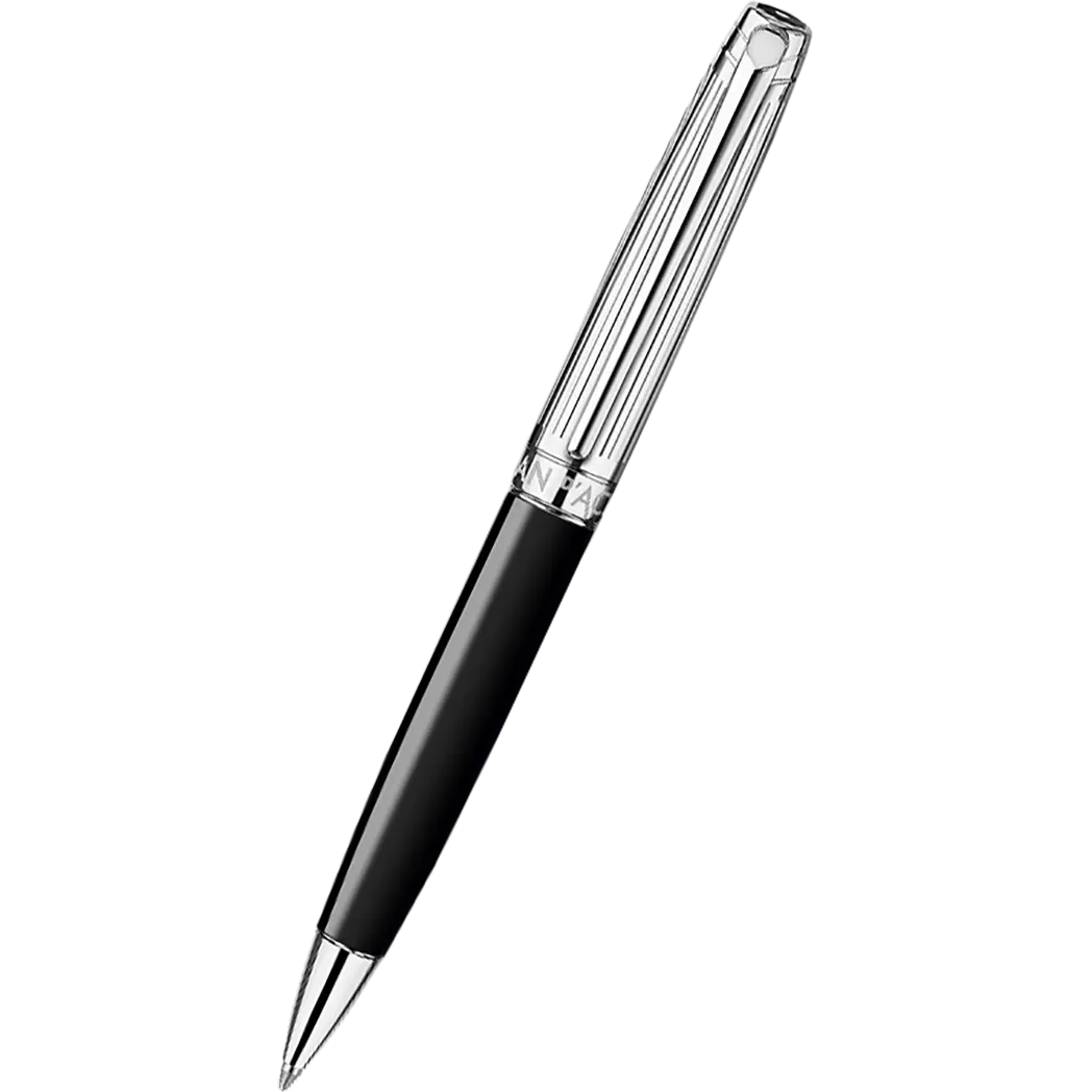 Caran d Ache Leman Bicolor Ballpoint Pen - Black-Pen Boutique Ltd