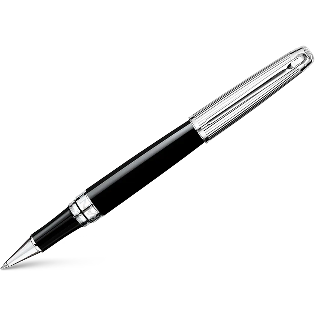 Caran d Ache Leman Bicolor Rollerball Pen - Black-Pen Boutique Ltd