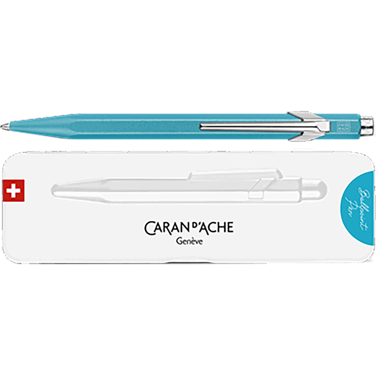 Caran d'Ache 849™ Ballpoint Pen - COLORMAT-X Blue-Pen Boutique Ltd