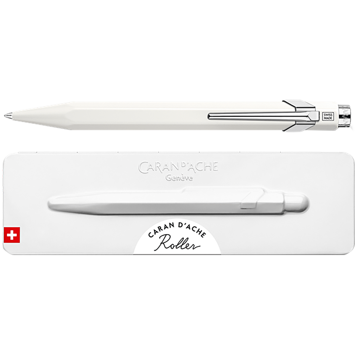 Caran d'Ache 849™ Rollerball Pen - White-Pen Boutique Ltd