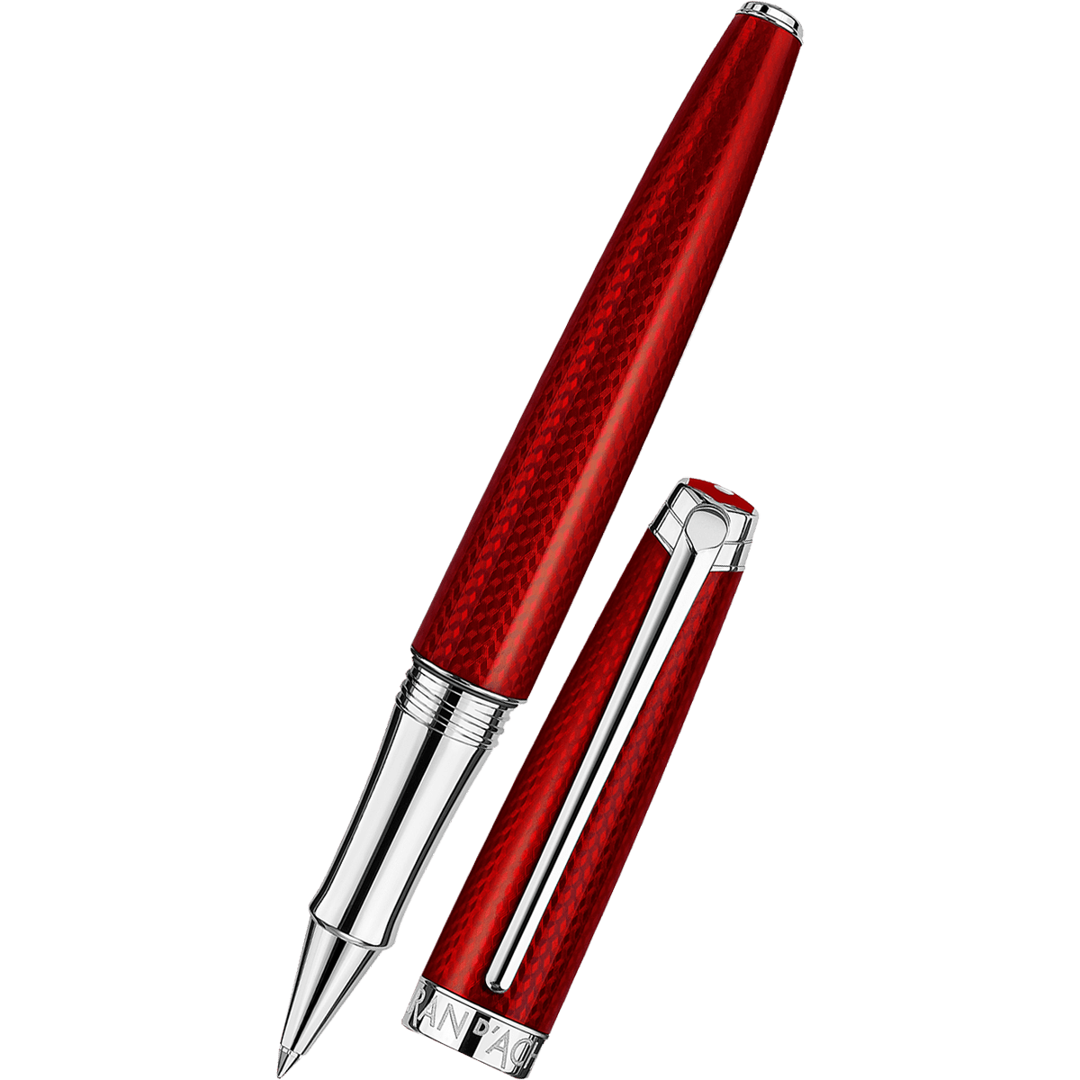 Caran d'Ache Leman Rollerball Pen - Rouge Carmin - Pen Boutique Ltd