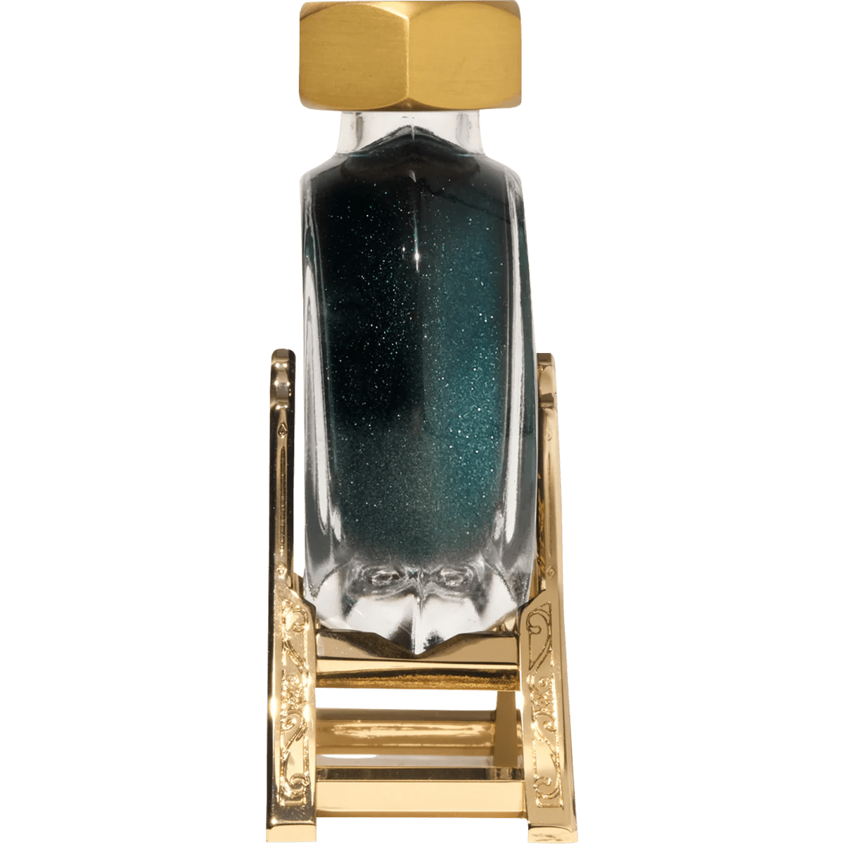 Ferris Wheel Press Ink Bottle Carriage - 38ml (Gold Polished Edition) - Pen Boutique Ltd
