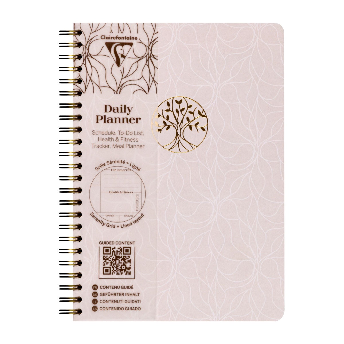 Clairefontaine Inspire Daily Planner Wirebound Notebook - A5-Pen Boutique Ltd