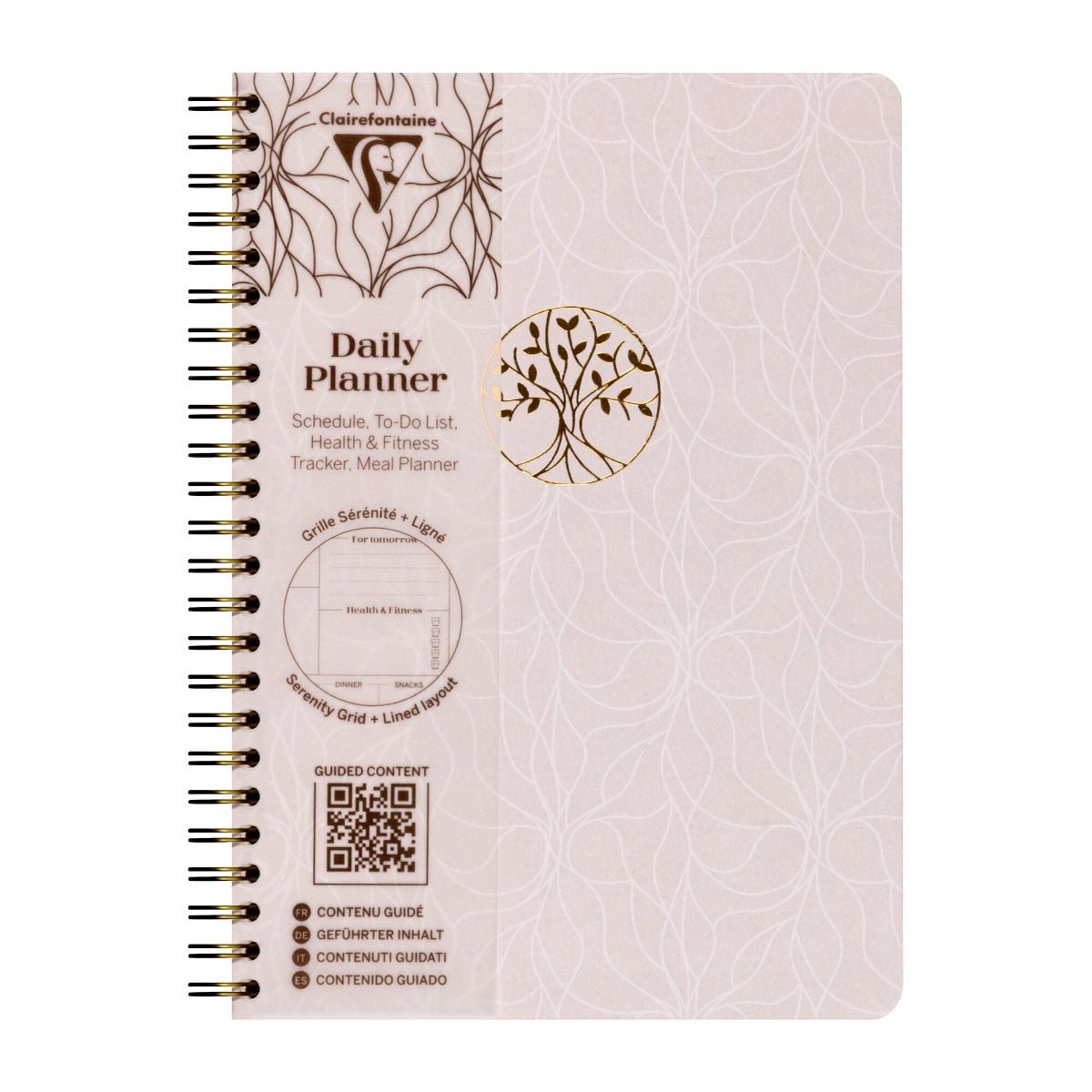 Clairefontaine Inspire Daily Planner Wirebound Notebook - A5 - Pen Boutique Ltd