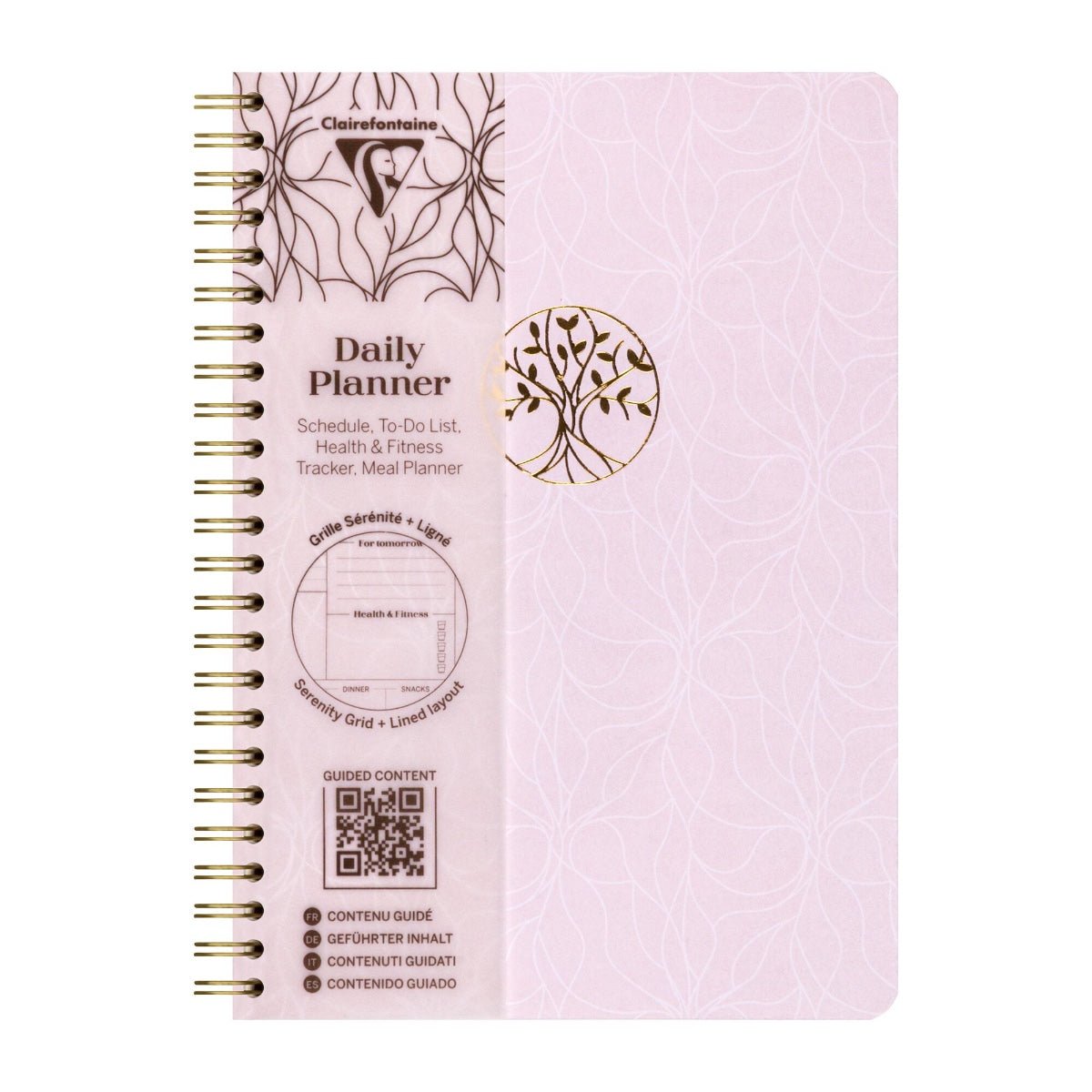 Clairefontaine Inspire Daily Planner Wirebound Notebook - A5 - Pen Boutique Ltd
