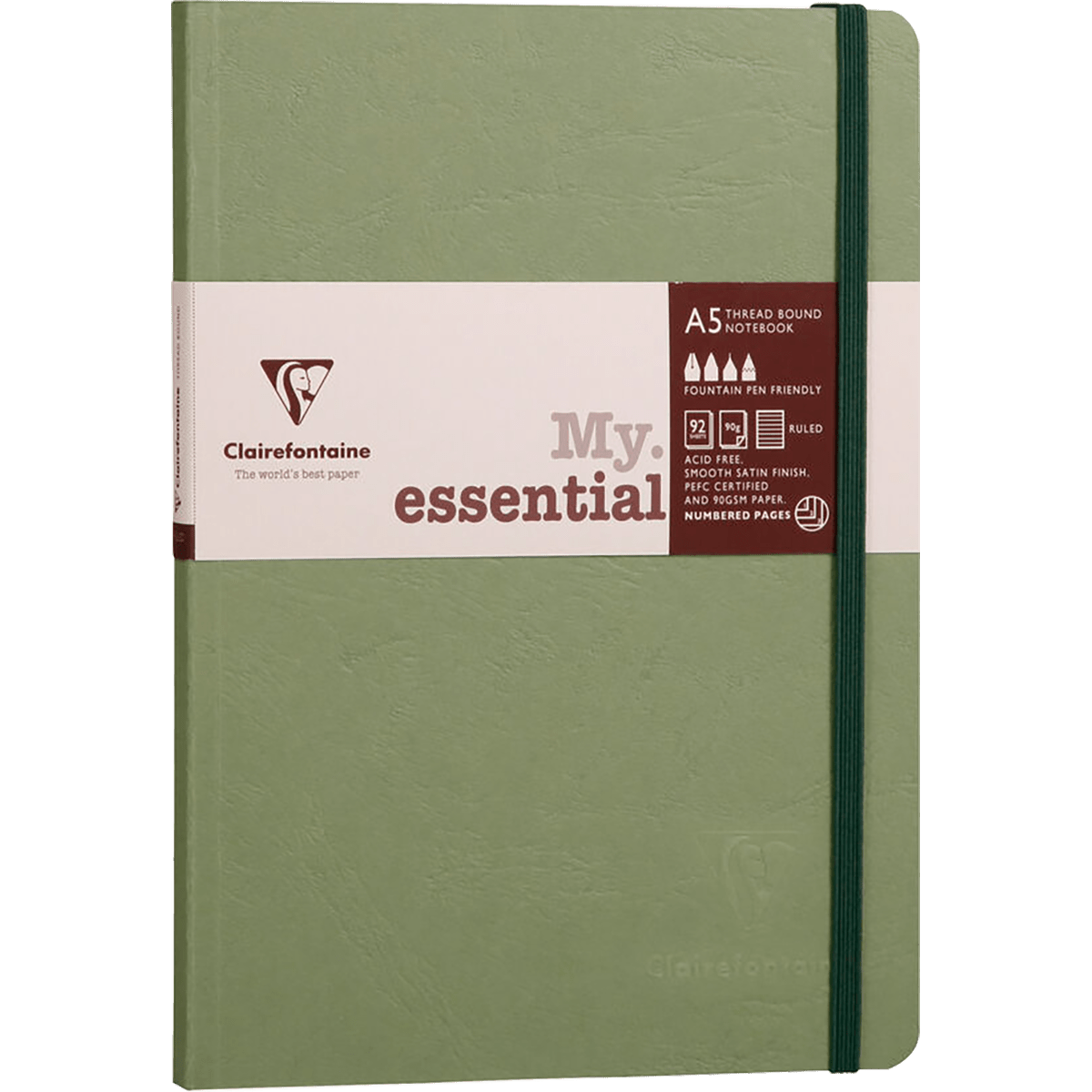 Clairefontaine My Essential Paginated Journal - Pen Boutique Ltd