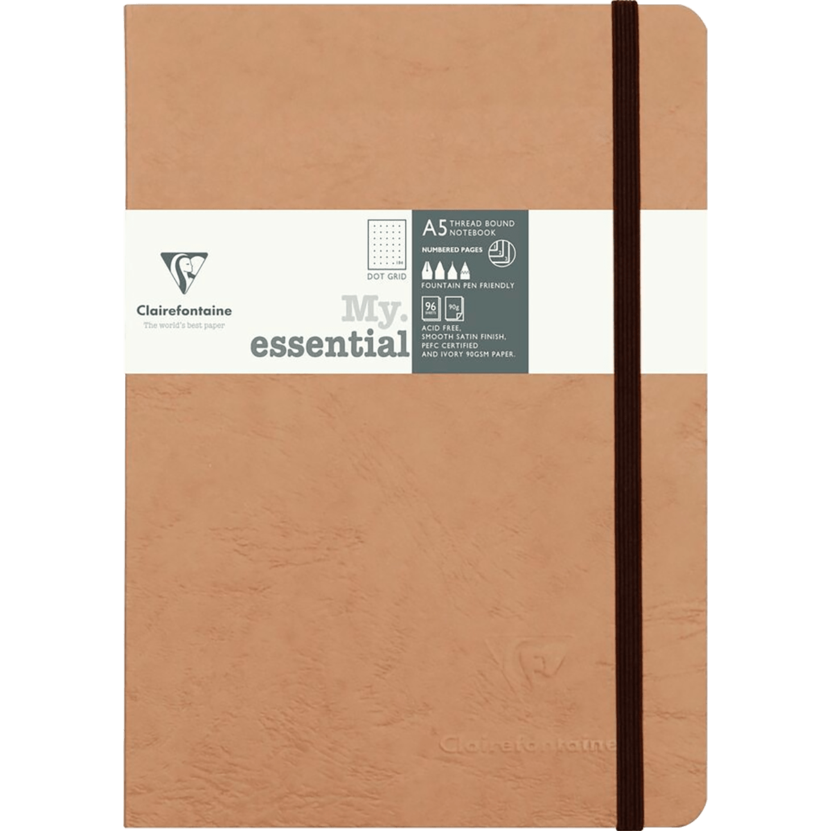 Clairefontaine My Essential Paginated Journal - Pen Boutique Ltd