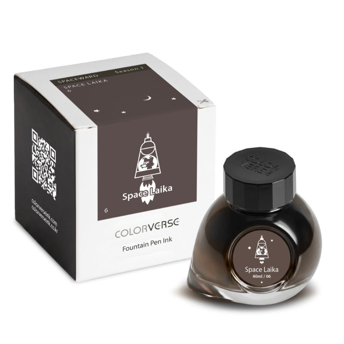 Colorverse Season 1 : Spaceward Ink Bottle No. 6 - Space Laika 40ml - Pen Boutique Ltd