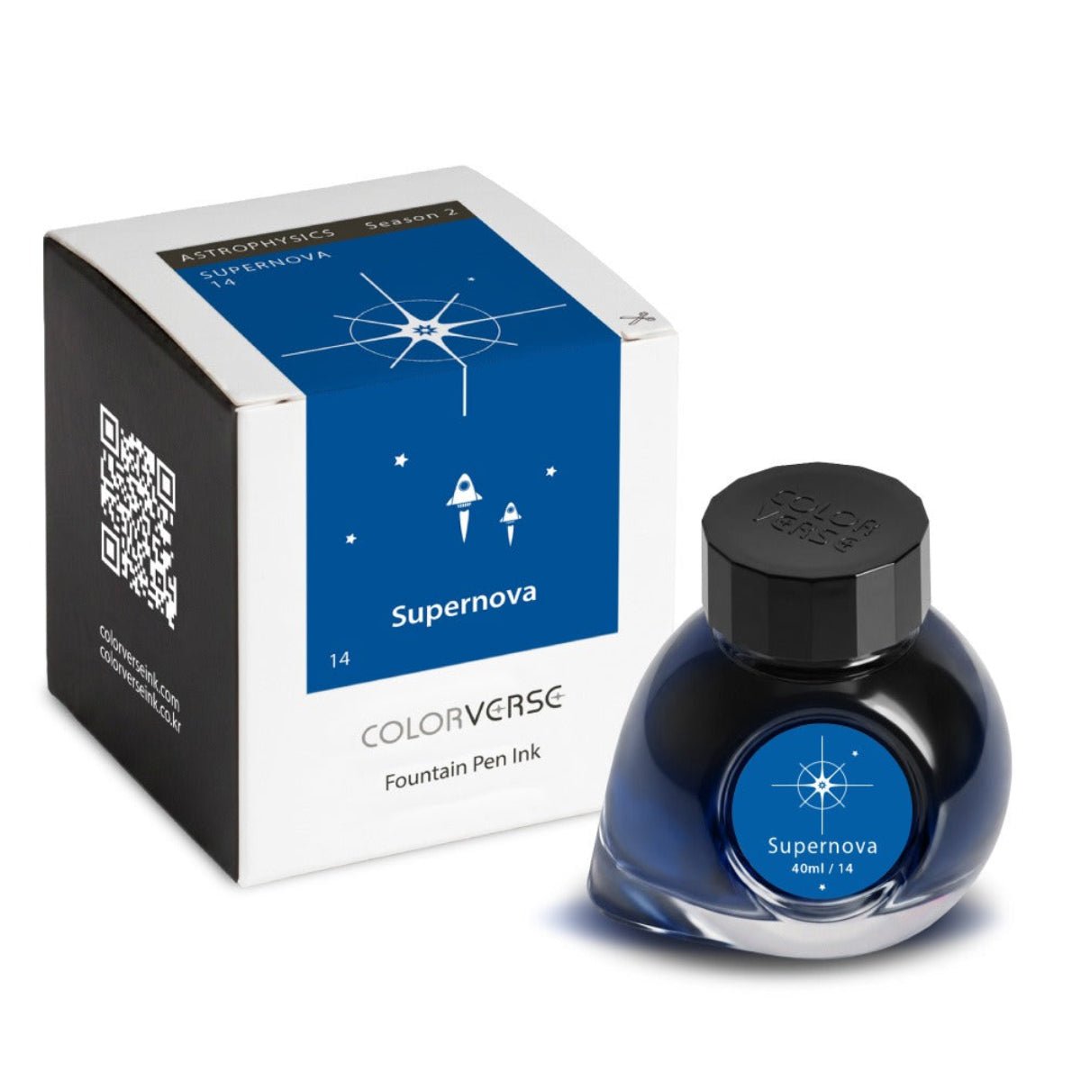 Colorverse Season 2 : Astrophysics Ink Bottle No. 14 - Supernova 40ml - Pen Boutique Ltd
