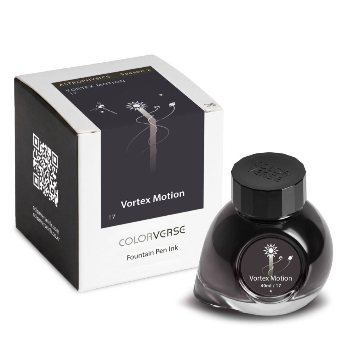 Colorverse Season 2 : Astrophysics Ink Bottle No. 17 - Vortex Motion 40ml - Pen Boutique Ltd